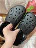 卡骆驰（CROCS）贝雅云彩女士洞洞鞋休闲鞋|208186 黑色-001    37 /38(240mm)   实拍图