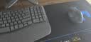 罗技（Logitech）Wave Combo 无线人体工学键鼠套装 垂直鼠标 无线蓝牙鼠标 办公键盘 无线键盘 蓝牙键盘 黑色 实拍图