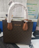 MICHAEL KORS Mercer风琴包中号棕色手提单肩斜挎MK女包轻奢包包母亲节礼物 实拍图