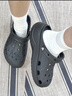 CROCS卡骆驰洞洞鞋贝雅洞洞鞋轻便运动鞋耐磨一脚蹬拖鞋休闲鞋|10126 黑色-001 36 /37(220mm) 实拍图