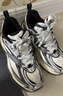 特步男女情侣休闲鞋巴斯克2代暴走神鞋老爹增高鞋春夏透气防滑鞋子 实拍图