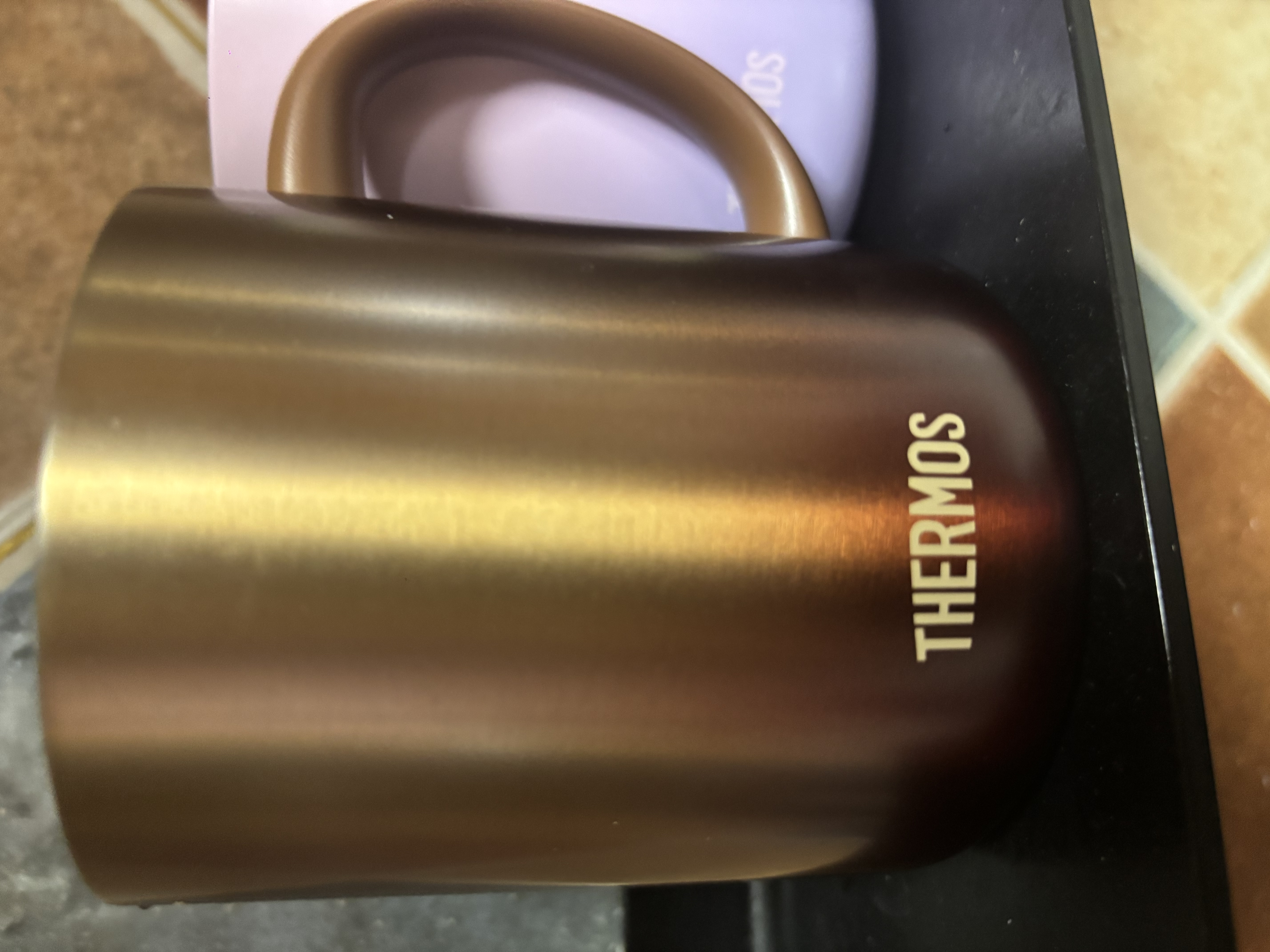 膳魔师（THERMOS）保温杯400ml带茶滤男女泡茶咖啡杯伴手礼生日礼物TEMC-GD-G 实拍图