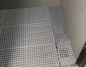 京东京造TPE浴室拼接地垫 防滑垫满铺厕所隔水淋浴房脚垫洗澡30x30cm6片装 实拍图
