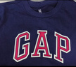 盖璞（GAP）男女童秋季款印花logo棉质长袖T恤宽松基础儿童装805095 实拍图