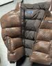 Abercrombie & Fitch男装25秋冬新款美式双拉链LOGO立领羽绒服外套132-5199 棕色 XS (170/84A) 实拍图