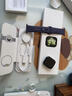 Apple/苹果 Watch S11 智能手表GPS款42毫米银色铝金属表壳雾紫色运动型表带S/M MEUT4CH/B情人节 实拍图