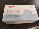 维德（WELLDAY）一次性成人医用外科口罩三层防护防过敏透气灭菌级独立包装100只 实拍图