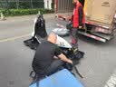 新日（Sunra）电动摩托车 丽曼6块铅酸天能电池72v长续航80km家用踏板电瓶车通勤代步成人电动车蓝色 实拍图