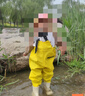 YogelTackle赶海连体裤儿童下水裤捉鱼水衣玩水衣涉水服水裤水鞋一体玩沙水裤 实拍图