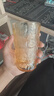 炊大皇冰川纹家用玻璃杯 潮流ins风网红果汁杯酒杯两只装 琥珀色 380ml 实拍图