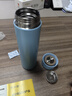 炊大皇保温杯 316L医用级不锈钢茶水分离商务便携保温杯 浅蓝色 490ml 实拍图