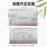 曼尔乐器吉他弦距尺民谣吉他电吉他弦距弦卡尺测量工具不锈钢尺吉他配件 实拍图