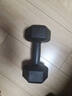 华亚（HUAYA） 哑铃环保包胶六角手铃男士家用健身器材 5KG 一对（2.5KG*2只） 实拍图