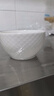 京东京造 汤碗 米饭面陶瓷景德镇餐具套装家用蒸蛋碗 奶油华夫 4.5英寸*6 实拍图