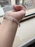 唯一（Winy）银手镯女足银9999镯子正品纯银饰品生日礼物送女朋友老婆妈妈 实拍图