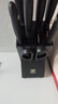 双立人（ZWILLING）Point S银点刀具套装厨房刀具全套刀具菜刀家用厨具砍骨刀水果刀削皮刀剪刀8件套 实拍图