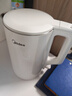 美的（Midea）电热水壶烧水壶价保618泡茶0涂层食品级304不锈钢自动断电双层防烫全钢无缝1.5L容量 MK-HJ1566 实拍图