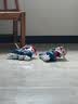 斯威（SWAY）轮滑鞋儿童溜冰鞋男女童初学套装中小学滑轮滑冰旱冰鞋成人直排轮 莫紫八轮全闪+头盔护具+一体支架 M (适合6-12岁)平时鞋码31-36 实拍图