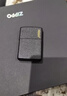 ZIPPO打火机官方旗舰店正品生日礼物黑裂漆236商标可定制刻字告白礼物 黑裂漆-经典商标通用套装 实拍图