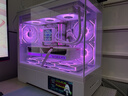 爱国者（aigo）星璨岚屏显版 白色 游戏电脑台式主机箱 支持360水冷 M-ATX主板/四面快拆/270°海景房/5090显卡 实拍图