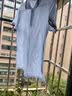 功夫蚂蚁儿童白色短袖T恤学生翻领衬衣中大童polo衫男女童夏季校服棉上衣 白色-织带款 160 实拍图
