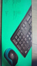 罗技（Logitech）MK275 键鼠套装 无线键鼠套装 办公键鼠套装 全尺寸 商务键鼠套装 带无线2.4G接收器 黑蓝色 实拍图