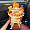 京东鲜花黄油小熊毛绒玩偶花束生日礼物送女朋友闺蜜永生花儿童节礼物女孩 实拍图