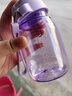 特百惠（Tupperware）嘟嘟企鹅350ML塑料杯夏季儿童可爱水杯子男女学生带提绳 冰沙紫 实拍图