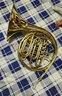 星海（XINGHAI INSTRUMENT）圆号西洋乐器降B调喇叭口可拆卸圆号四按键降B/F双排圆号 XFH-300型号(双排圆号+双号嘴) 实拍图
