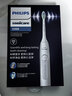 飞利浦（PHILIPS）声波电动牙刷钻石3系 5倍洁齿5种模式 刷头*2【亮白+洁净】生日礼物 母亲节礼物 HX5181/01  白 实拍图