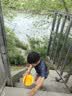 佑游儿童泳衣男童分体青少年防晒温泉双层泳裤游泳五件套33094橘色XL 实拍图