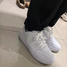 阿迪达斯（adidas）男女鞋板鞋夏季皮面防泼水小白鞋百搭运动休闲鞋 亮白 41 实拍图