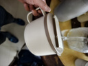 美厨（MAXCOOK）304不锈钢泡面碗 学生饭盒餐杯泡面杯1500ML 配餐具 白MCWA8440 实拍图