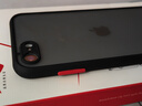 暴走 适用苹果se2/7/8手机壳iPhoneSE2/7/8保护套镜头全包防摔防指纹魔方硅胶直边撞色透明磨砂黑 实拍图