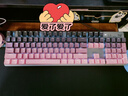罗技（Logitech）K845机械键盘 有线键盘 办公电脑打字键盘  电竞游戏发光全尺寸个性化定制键帽 K845茶轴+透光黑莓键帽 实拍图