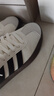 adidas「T头鞋」VL COURT复古休闲板鞋德训鞋男女阿迪达斯轻运动 汉玉白/黑色/树脂黄   40 实拍图