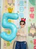 多美忆生日场景布置男孩儿童生日数字气球5岁氛围道具布置派对装饰蓝色 实拍图