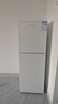 现代（HYUNDAI）（韩国现代）小冰箱迷你小型家用冷藏冷冻宿舍出租房办公室双开门二门电冰箱节能省电 118L白【行业热卖+店铺热卖】 实拍图