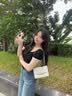 viney时尚链条包包女包牛皮斜挎包轻奢单肩包生日礼物高级感送女友老婆 【米白色】高档女生ck风小方包 百搭品牌休闲手提腋下包 实拍图