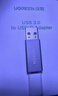 绿联USB3.2转换Type-C转接头OTG适用苹果17/16/15充电数据线U盘华为安卓手机平板笔记本电脑耳机键鼠车 实拍图