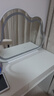 梳妆台卧室简约奶油风实木化妆桌高级感斗柜书桌一体转角可伸缩 奶油白【送货上门包安装】 1.2米桌+1.2米6斗柜+妆镜+妆椅 实拍图