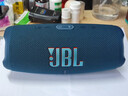 JBL CHARGE5 冲击波五代 便携蓝牙音箱+低音炮 户外防水音响 增强版赛道扬声器 男生礼物 蓝色 实拍图