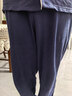 京东京造10A抑菌纯棉睡衣男衣服夏季套装A类一等品50支情侣家居服绀青L 实拍图