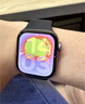 Apple/苹果 Watch S11 智能手表GPS+蜂窝款46毫米深空灰色铝金属表壳黑色运动型表带M/L MFDE4CH/B 实拍图