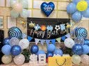 欧妮姿生日场景布置男孩生日气球道具氛围布置场景派对装饰快乐蓝小帅哥 实拍图
