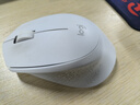 罗技（Logitech）M330 静音鼠标 无线鼠标 办公鼠标 右手鼠标 带无线微型接收器 白色 实拍图
