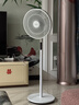 美的（Midea）【飓风节能】七叶柔风立式电风扇/家用轻音落地扇/台式小型风扇/大风力遥控定时摇头风扇 SAH35BSJ 实拍图
