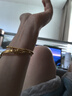 周六福满天星黄金手镯女足金生日礼物计价AA102805 约17.86g 实拍图