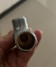 九牧（JOMOO）黄铜加厚角阀三角阀1冷1热套装   02064-1C1-1  实拍图