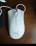 雷蛇（Razer）炼狱蝰蛇标准版有线鼠标 人体工学  电竞游戏 右手通用型 吃鸡/LOL/CS GO游戏鼠标 白色 实拍图